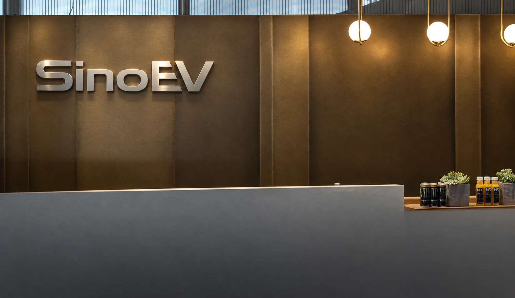 SinoEV reception interior