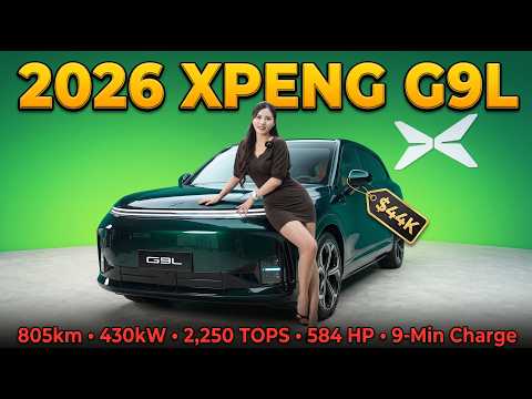 XPENG G9L 2026: 2,250 TOPS AI Brain + 805km Range - Is This The Future? video thumbnail